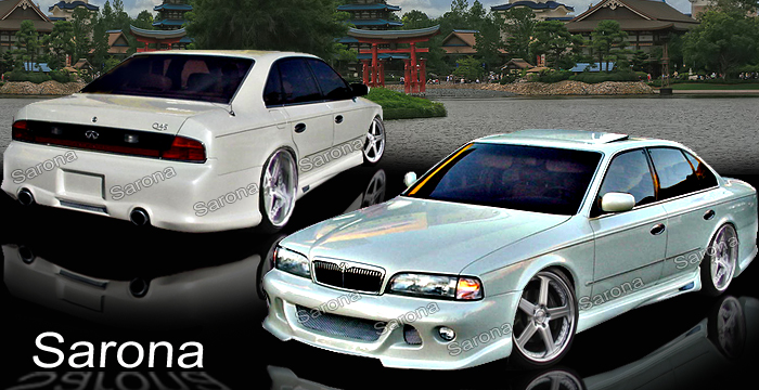 Custom 94-96 Infiniti Q45 Body Kit # 65-41  Sedan (1994 - 1996) - $1490.00 (Manufacturer Sarona, Part #IF-001-KT)